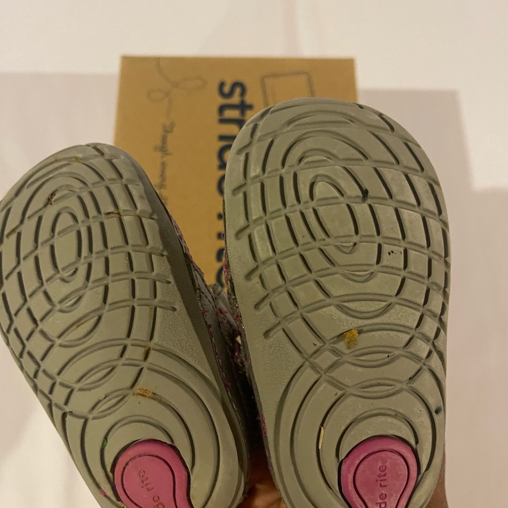 Stride Rite SRT SM Kaley First Walker (Infant/Toddler), Silver Metallic Size 3M - Picture 4 of 7